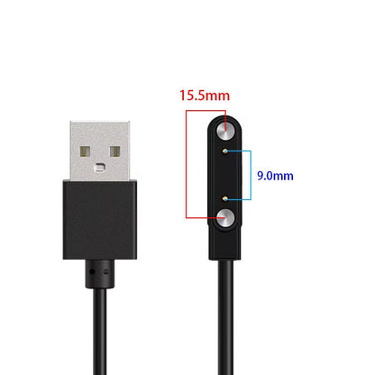 2 Pins 4Pins Smartwatch Dock Charger Adapter USB Charging Cable Cord for Adult/Kids Smart Watch Power Charge Wire Accessories